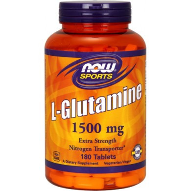 NOW L-Glutamine 1500 mg 180 tabs