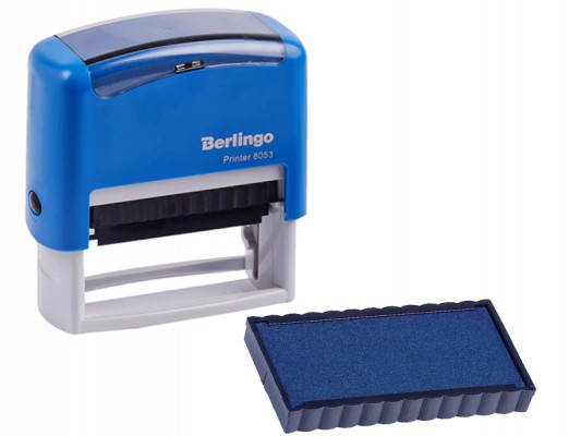 Штемпельная подушка Berlingo Blue BRp_79013