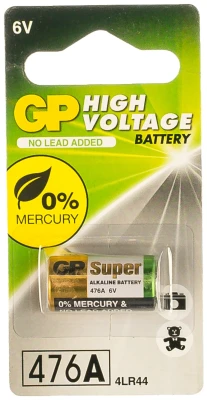 Батарейка 4LR44 - GP High Voltage 4LR44 6V 476AFRA-2C1 (1 штука)