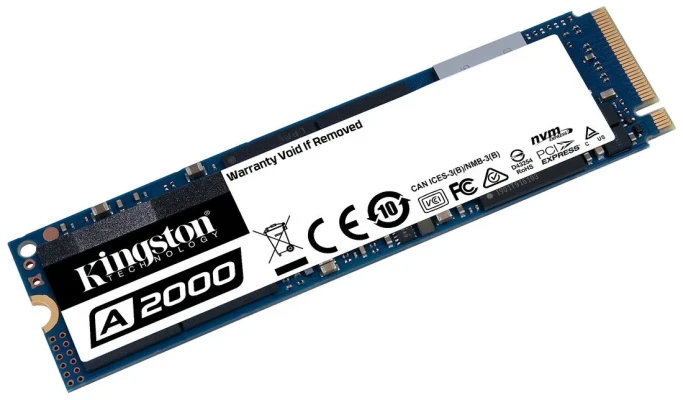 Твердотельный накопитель Kingston A2000 SSD 500Gb SA2000M8/500G