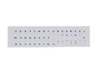 Наклейка-шрифт D2 Tech SF-01B русский шрифт Blue-Transparent