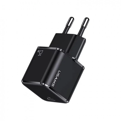 Зарядное устройство Usams US-CC140 T42 25W Super Si PD EU Black CC140TC01
