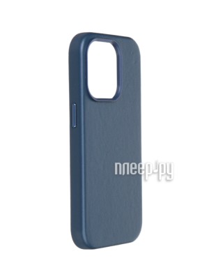 Чехол Red Line для APPLE iPhone 14 Pro MagSafe Leather Dark Blue УТ000032533