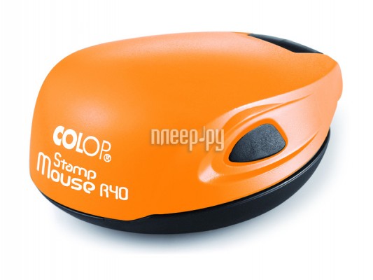 Оснастка для круглой печати Colop Stamp Mouse R40 d-40mm Neon Orange