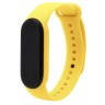 Aксессуар Ремешок Zibelino для Mi Band 5 Silicone Yellow ZBS-XIMB5-YEL