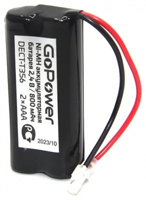 Аккумулятор GoPower T356 PC1 NI-MH 800mAh 00-00015310
