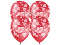Набор воздушных шаров Поиск Cherry Red Сердца 30cm 25шт 4690296040932