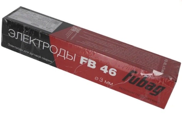Электроды с рутилово-целлюлозным покрытием Fubag FB 46 D3.0mm пачка 5кг 38868