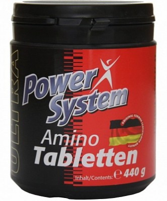 Power System Амино Таблетки 2000 мг, банка 220 таблеток