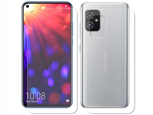 Гидрогелевая пленка LuxCase для ASUS ZenFone 8 0.14mm Front and Back Transparent 86571