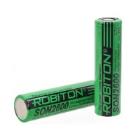 Аккумулятор 18650 - Robiton 2600mAh SON2600 35А PK1 (1 штука) 15699