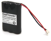 Аккумулятор GoPower T207 PC1 NI-MH 600mAh 00-00015311