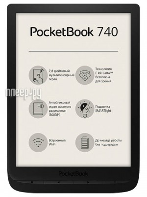 Электронная книга PocketBook 740 Black PB740-E-RU