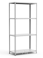 Стеллаж Металл-Завод СТФЛ 2000x1000x500mm 4 полки, разборная стойка Grey УП-00019735
