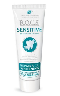 Зубная паста R.O.C.S. SENSITIVE Восстановление и Отбеливание 94g 03-01-042