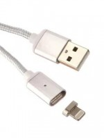 Аксессуар Red Line Magnetic USB - Lightning 8 pin Silver УТ000012860