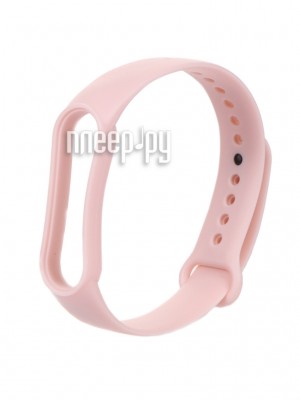 Aксессуар Ремешок Zibelino для Mi Band 5 Silicone Light Pink ZBS-XIMB5-WPNK