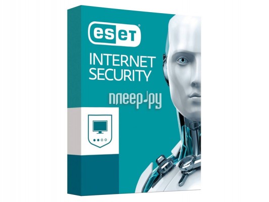 Программное обеспечение Eset NOD32 Internet Security продление 1 год на ПК BOX (NOD32-EIS-RN(BOX)-1-3)