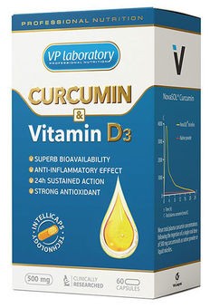 VPLab Curcumin & Vitamine D3 60 caps
