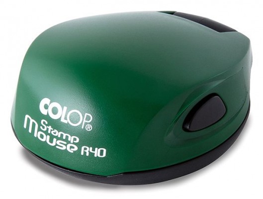 Оснастка для круглой печати Colop Stamp Mouse R40 d-40mm Green