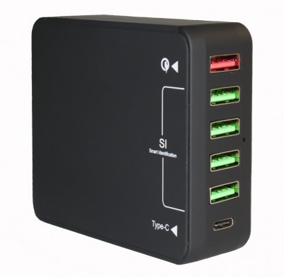 Зарядное устройство Palmexx Qualcomm Quick Charge 3.0 5xUSB+TypeC PX/PA-USB-QuickCH-6USB