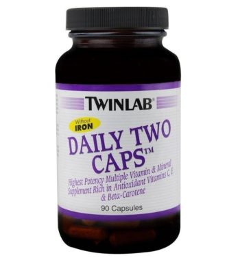 Twinlab Daily Two 90 caps W/O IRON