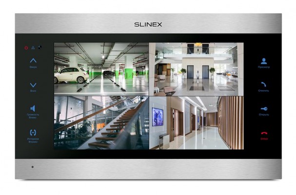Видеодомофон Slinex SL-10IPTHD Silver-Black