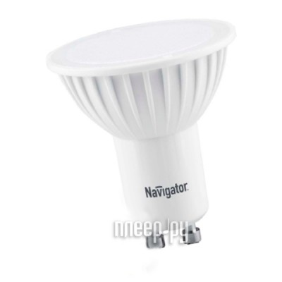 Лампочка Navigator GU10 5W 220-240V 3000K 380Lm Warm Light NLL-PAR16-5-230-3K-GU10 / 94 264