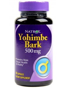 NATROL Yohimbe Bark 500 mg 90 caps
