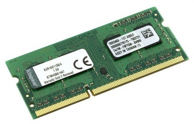 Модуль памяти Kingston DDR3 SO-DIMM 1600MHz PC3-12800 CL11 - 4Gb KVR16S11S8/4