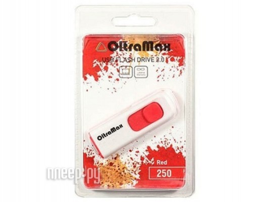 USB Flash Drive 32Gb - OltraMax 250 OM-32GB-250-Red