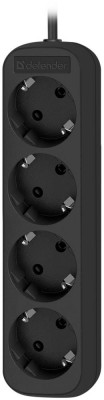 Сетевой фильтр Defender M418 4 Sockets 1.8m 99325