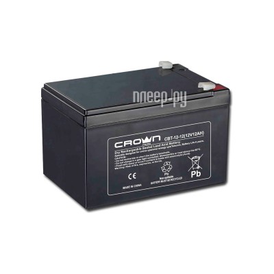Аккумулятор для ИБП Crown Micro 12V 12Ah CBT-12-12