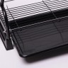 Сушилка для посуды Kamille 55x24.5x37cm Black 0765B