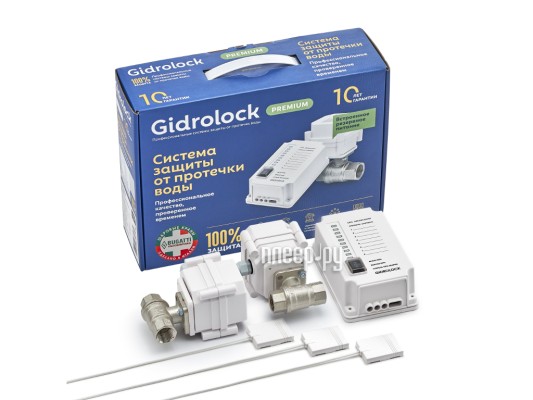 Система контроля протечки воды Gidrolock Premium Bugatti 1/2 31201021