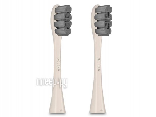 Комплект насадок Xiaomi Oclean PX01 (2шт для чувствительных зубов) Grey
