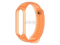 Aксессуар Ремешок Activ для Xiaomi Mi Band 5 Silicone Transparent Orange 4690001286990