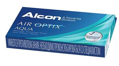 Контактные линзы Alcon Air Optix Aqua (3 линзы / 8.6 / -1)