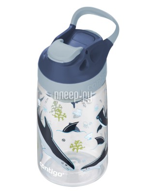 Бутылка Contigo Gizmo Sip 420ml Transparent-Blue 2136792