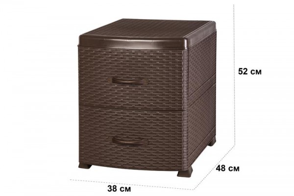 Тумба Elan Gallery Ротанг Brown 810574