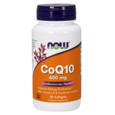 NOW CoQ10 400 mg 30 softgels