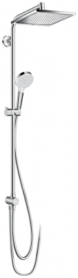 Душевая стойка Hansgrohe Crometta E 240 1jet Showerpipe Reno EcoSmart 27289000