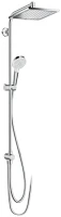 Душевая стойка Hansgrohe Crometta E 240 1jet Showerpipe Reno EcoSmart 27289000