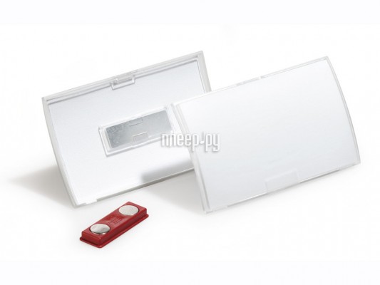 Бейдж Durable Click Fold 40x75mm магнитный полипропилен Transparent 8212-19