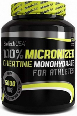 BioTech USA 100% Creatine Monohydrate 1000 гр банка
