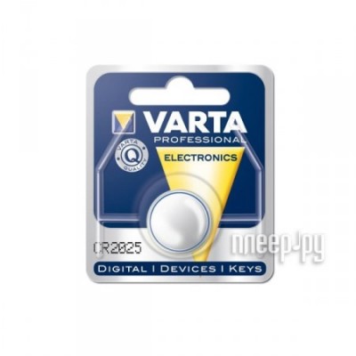 Батарейка CR2025 Varta Electronics BL1