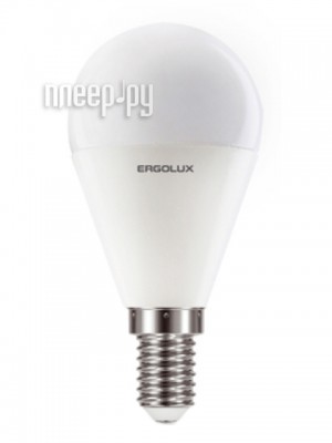 Лампочка Ergolux E14 11W 220V 6500K 1070Lm LED-G45-11W-E14-6K 13629