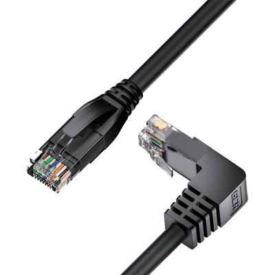 Сетевой кабель GCR UTP cat.5e RJ45 T568B 10m Black GCR-53935