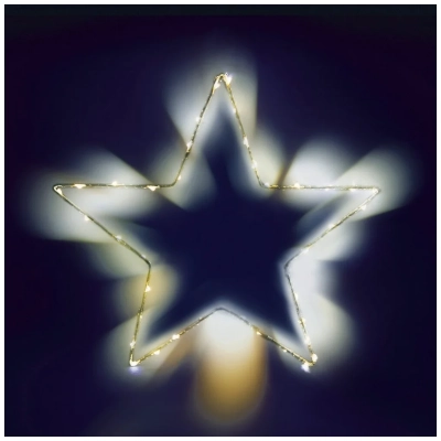 Светящееся украшение SnowHouse Фигура Звезда MST30-LDM40-WW-BO