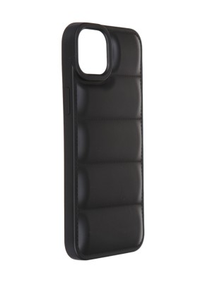 Чехол DF для APPLE iPhone 14 Plus Silicone дутый Black iJacket-02